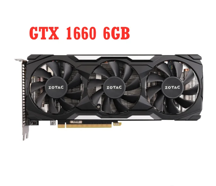 Usato Zotac Geforce Nvidia Gtx 1660 6Gb Gtx 1660 Super 6Gb Gtx 1660 Ti 6Gb 192Bit Gddr6 Schede Video Scheda Grafica Gpu