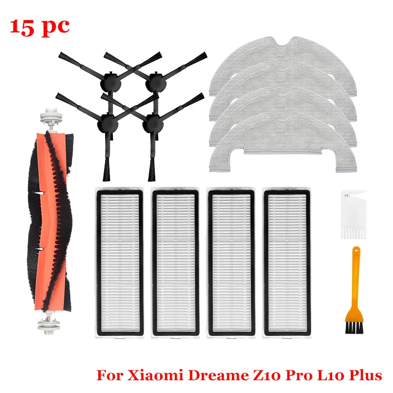 Premium Replacement Vacuum Cleaner Accessories Kit - Main/Side Brush & Filter