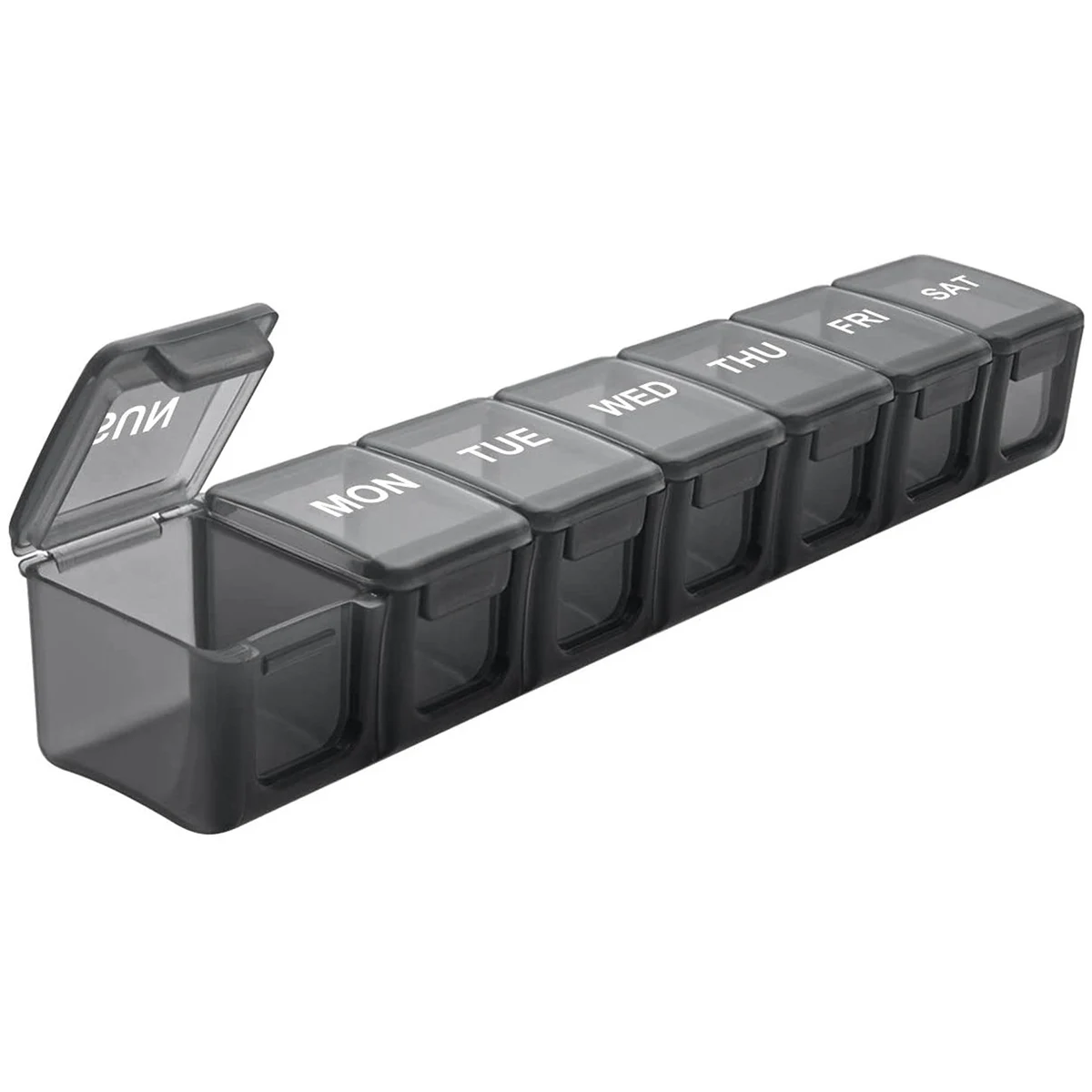 Versatile Pill and Tablet Organizer with Day-Split Compartments