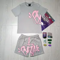 Vêtements en coton tendance, t-shirt décontracté d'été, shorts, Central Cee Y2k, vêtements pour femmes et hommes, tenue, t-shirts, streetwear, hauts, shorts 4