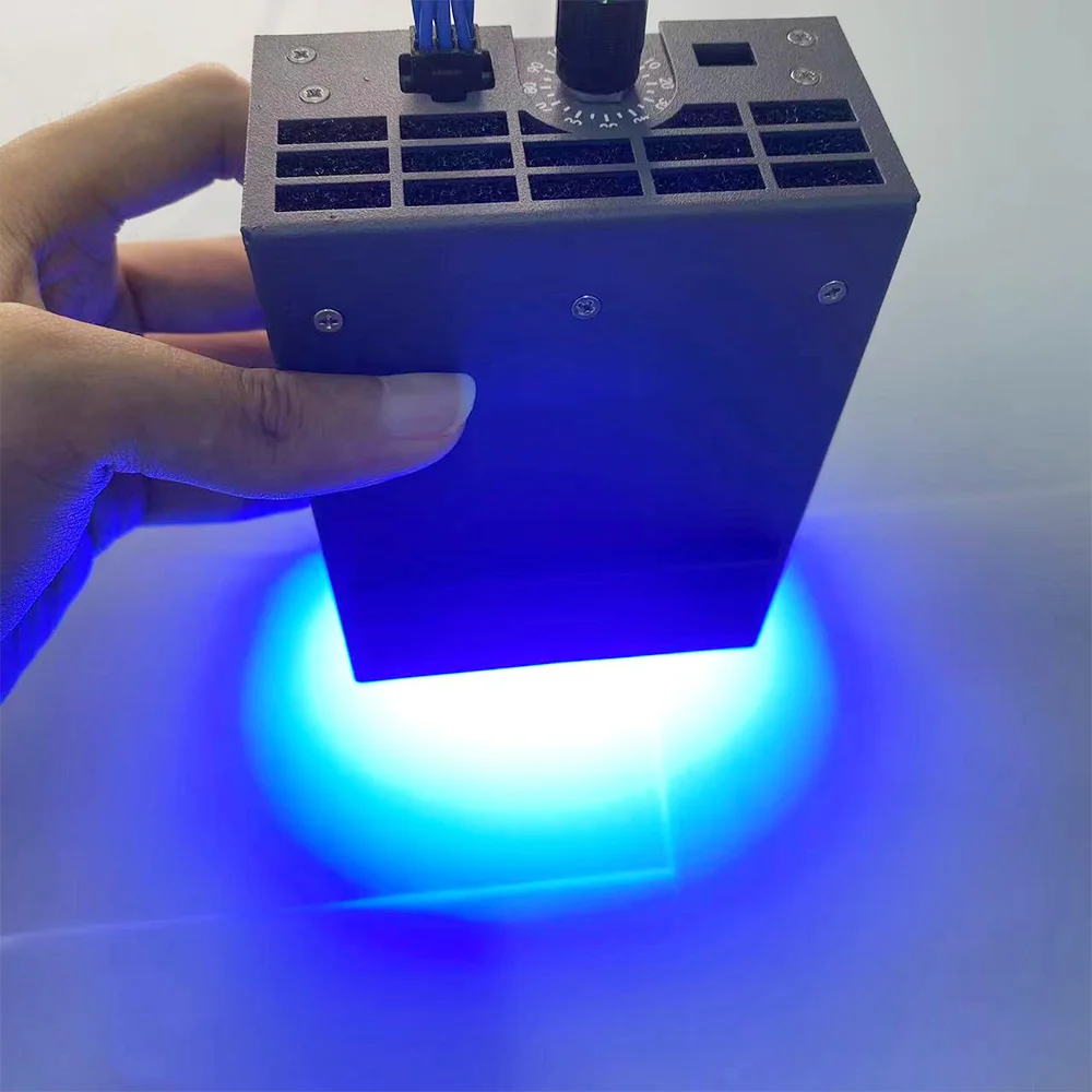UV LED 경화 램프 7020 고강도 공냉식 395nm 경화등 (UV 프린터 잉크, 에폭시 수지, 접착제용) 산업용