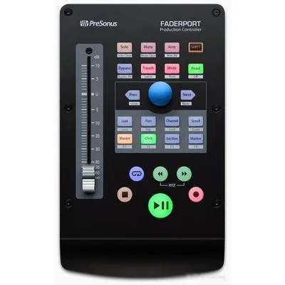 PreSonus FaderPort 새로운 USB 생산 컨트롤러 100 mm 장거리, 전동 페이더 대형, 360 ° 버튼 인코더