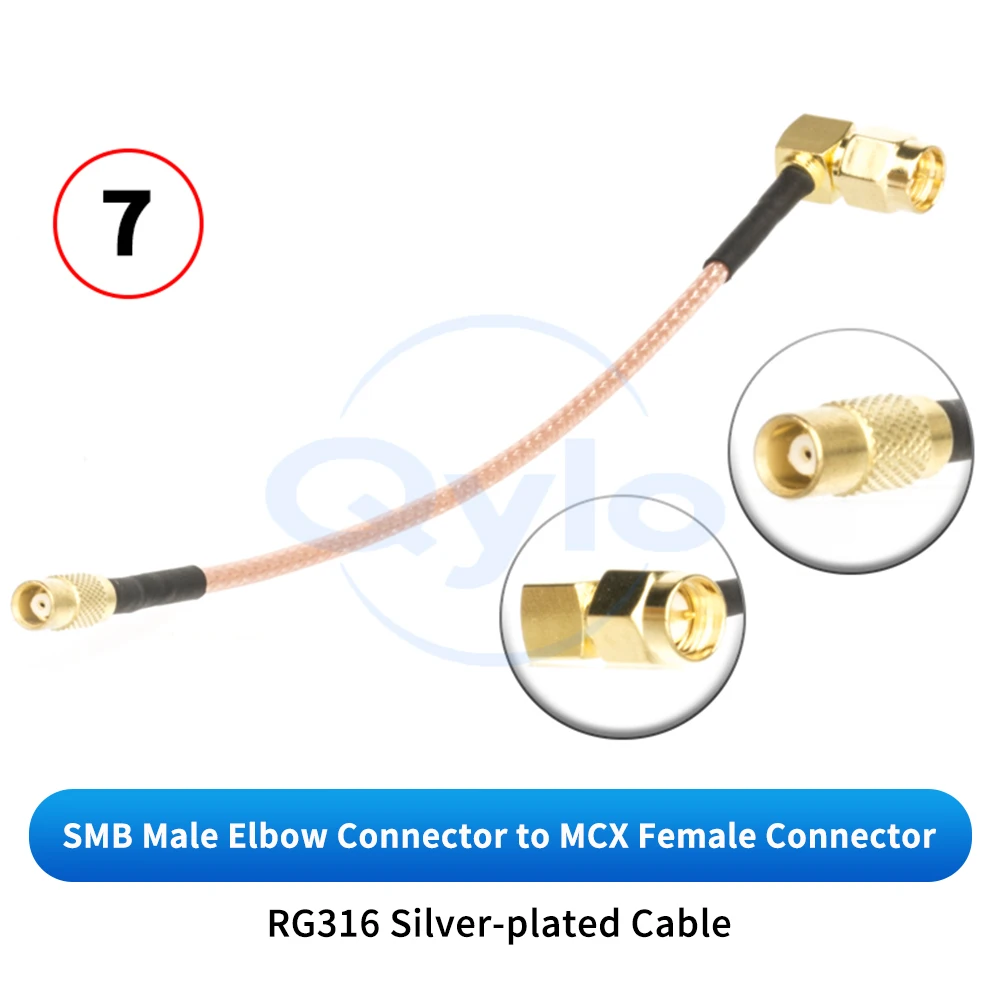SMA zu MCX Adapterkabel RF Kabel MCX Patchkabel Antenne Verlängerungskabel Stecker auf Buchse Kabel RG316 Feeder Kabel 1 Stück – Detail 12