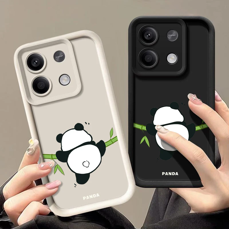 Adorable Panda Printed Soft TPU Phone Case
