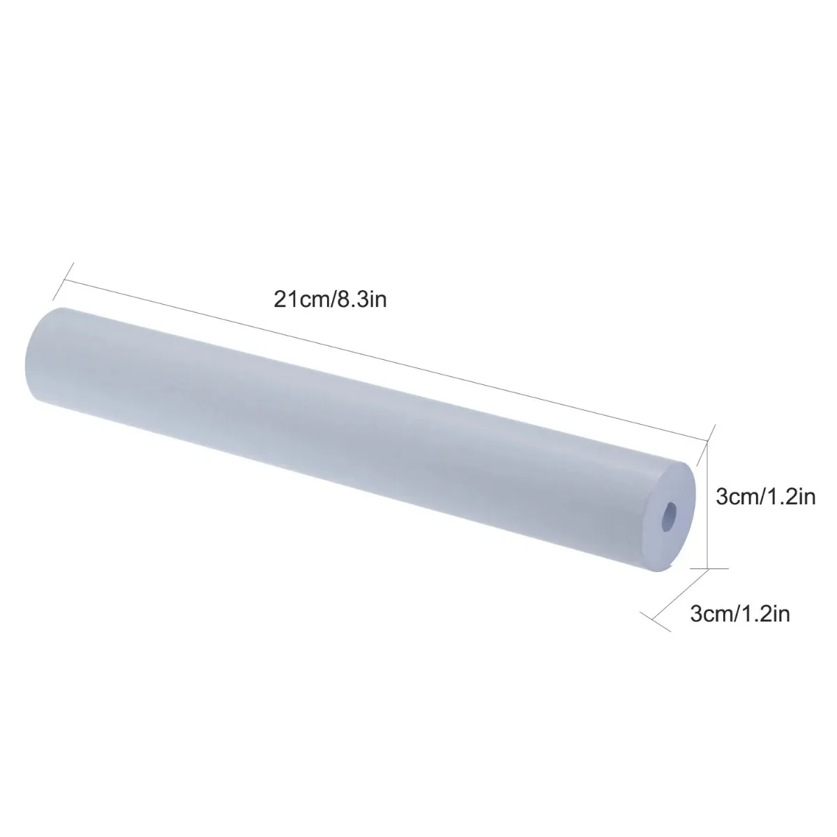 A4 Quick-dry Thermal Paper (210mm/8.27"width/6.5m Long,Φ1.18") for Portable Printer,thicker Brighter Clearer 1Roll=25 Sheets