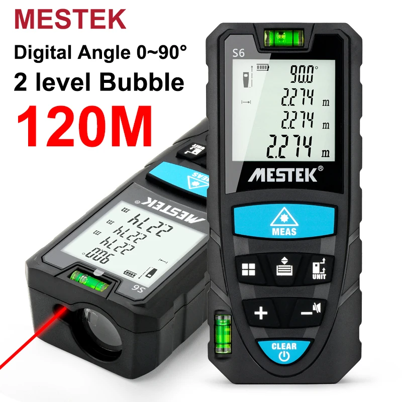 MESTEK 50M/100M Laser Rangefinder Laser Distance Meter Diastimeter Digital Roulette Trena Measure Tape Medidor Range Finder laser rangefinder distance meter