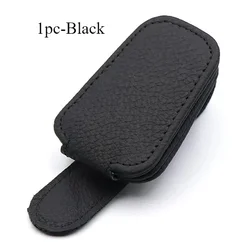 Multifunctional Car Visor Clip for Sunglasses, Tickets, and Cards - Portable Auto Interior Accessory (1pc - Black)