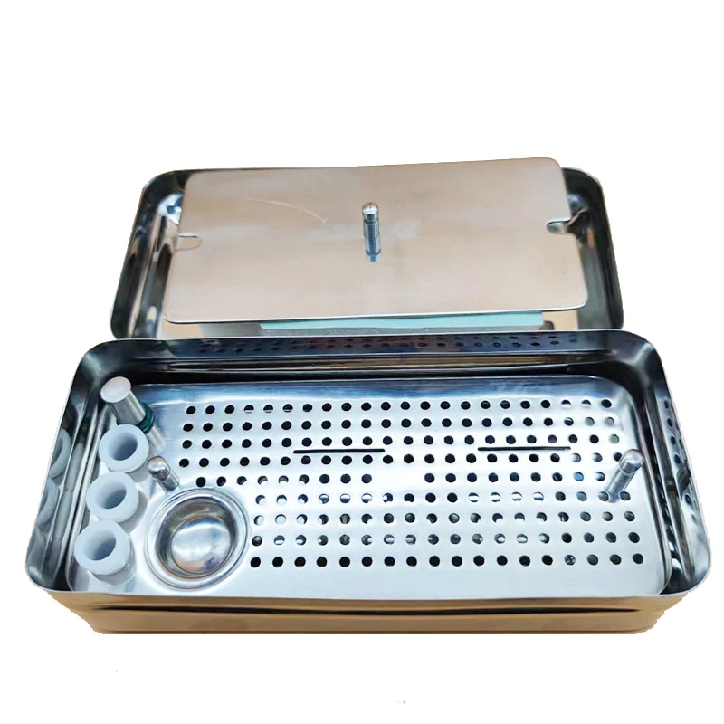 

2023 Dental Implant Platelet Rich Fibrin Case Stainless Steel Dental Implant CGF PRF BOX/Dental Implant Plate Fibrin-Rich Box