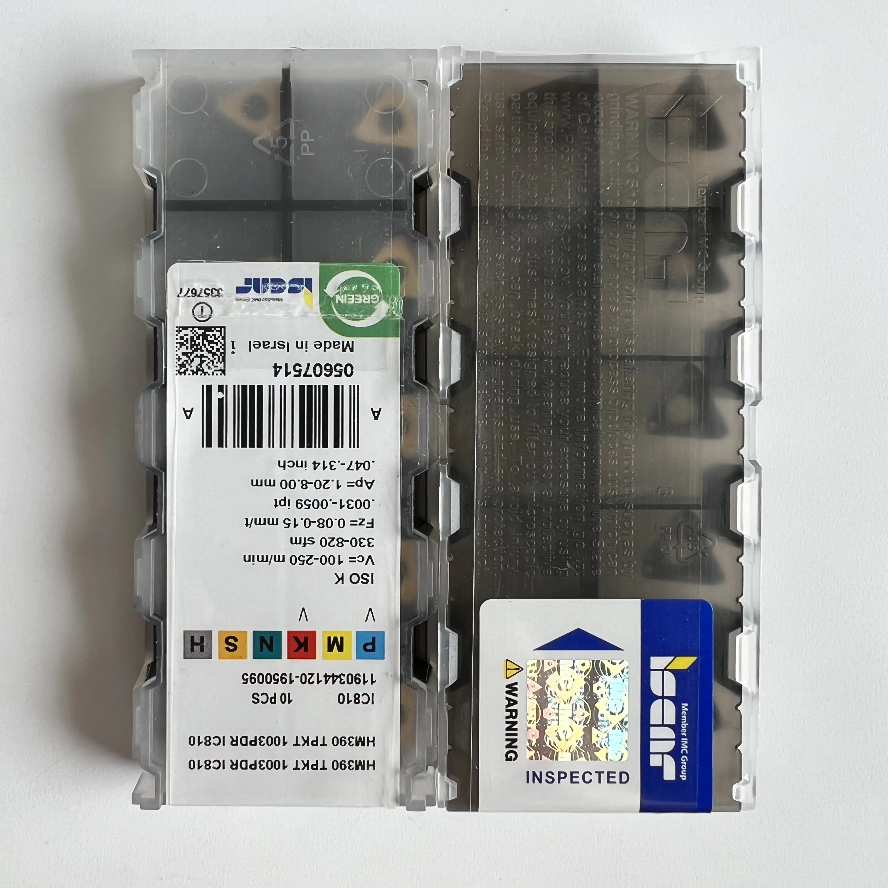 

Carbide blade/10 piece / HM390TPKT1003PDR IC810