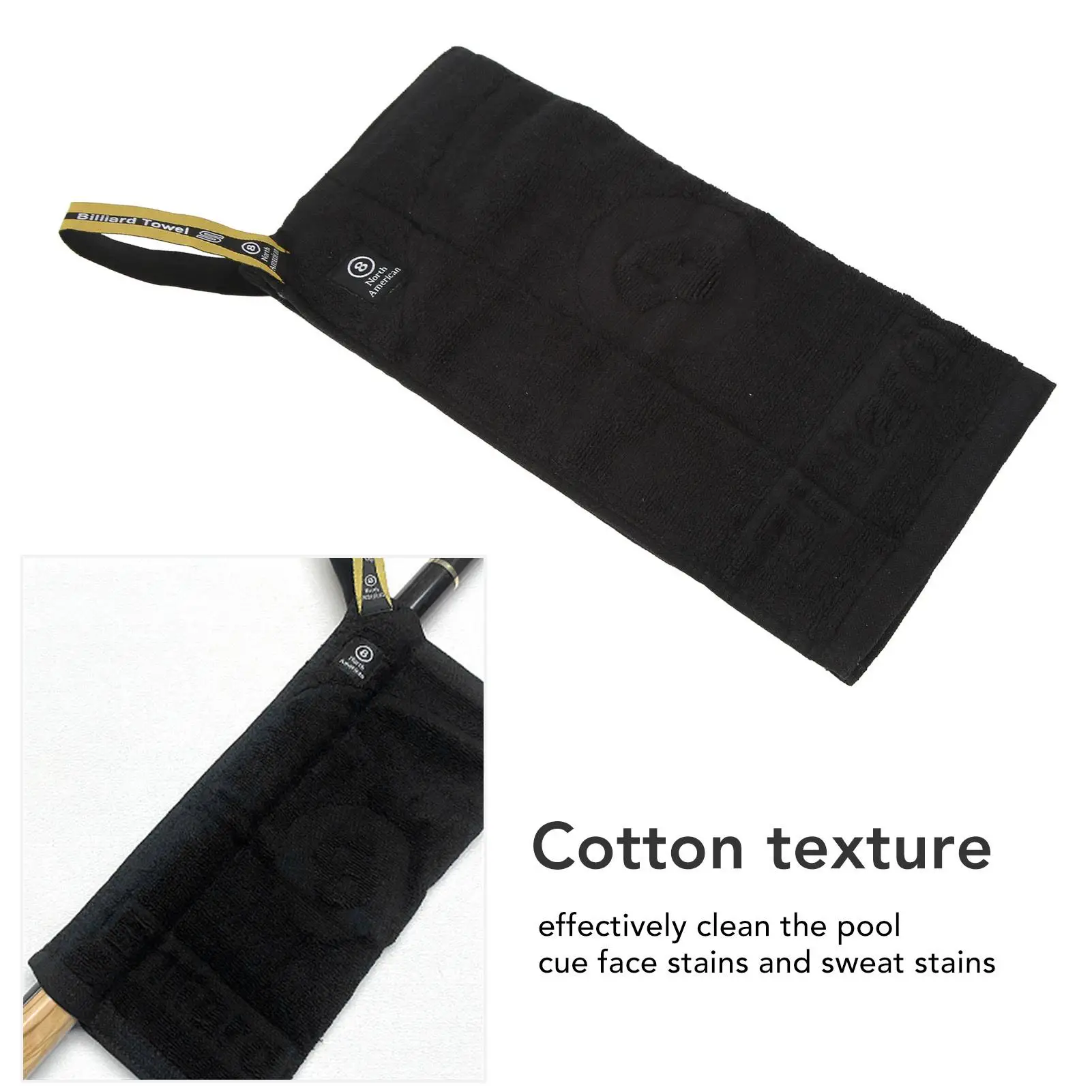 Portable Billiard Towel-Simple Style Pool Cleaner for Sports Enthusiasts