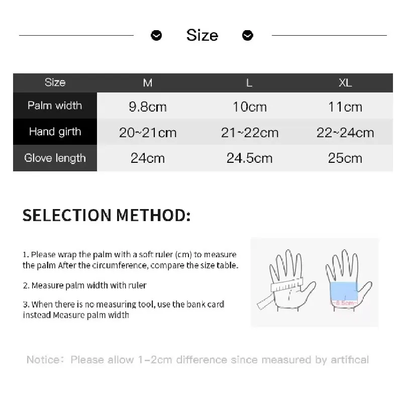 Touch Screen Cycling Gloves for Men & Women Warm Velvet Non-Slip Waterproof Autumn Winter Motorcycle Camping Ski Gloves