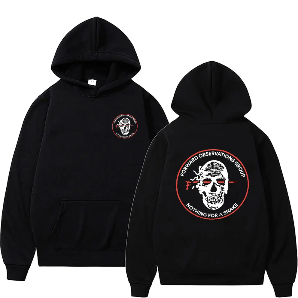 

FOG Forward Observations Group Nothing for A Snake Skeleton Graphic Hoodie Male Casual Oversized Sweatshirt Men Fashion Hoody
