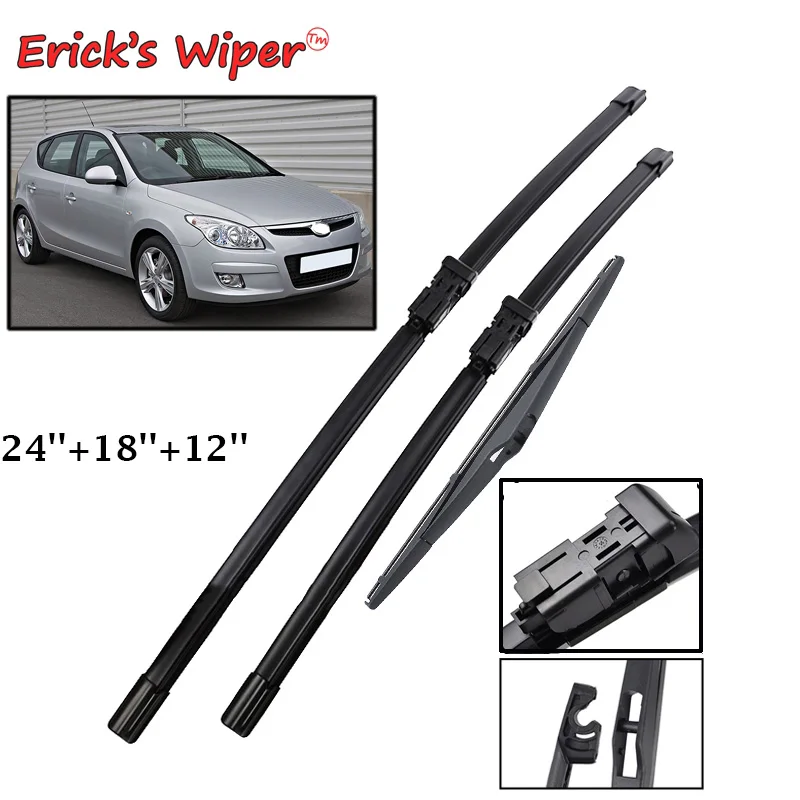 Erick's Wiper Front & Rear Wiper Blades Set For Hyundai I30 2007 2010