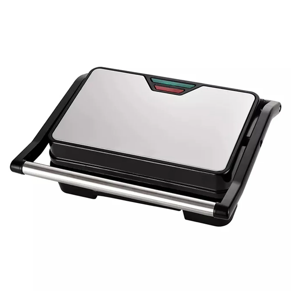 Sandwich Maker Electric Grill Steak Machine Panini Maker Household Stainless Steel 850W Nonstick Pan Barbecue Breakfast Machine 6