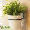 Flower Pot Trays Wall Mounted Pot Ring Holder Metal Planter Hooks Hangers Wall Bracket Plant  storage rack Garden 2