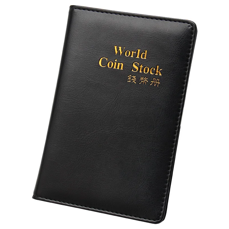 

High Quality Soft Leather Coin Album Purse Ancient Coin Storage Bag Big Gold Coin Commemorative Badges Collection Holder