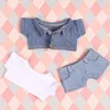 For 15cm 20cm Doll Clothes Outfit Jeans Set Dolls Accessories Changing Dress Play Game Idol Doll Toys in Stock 4