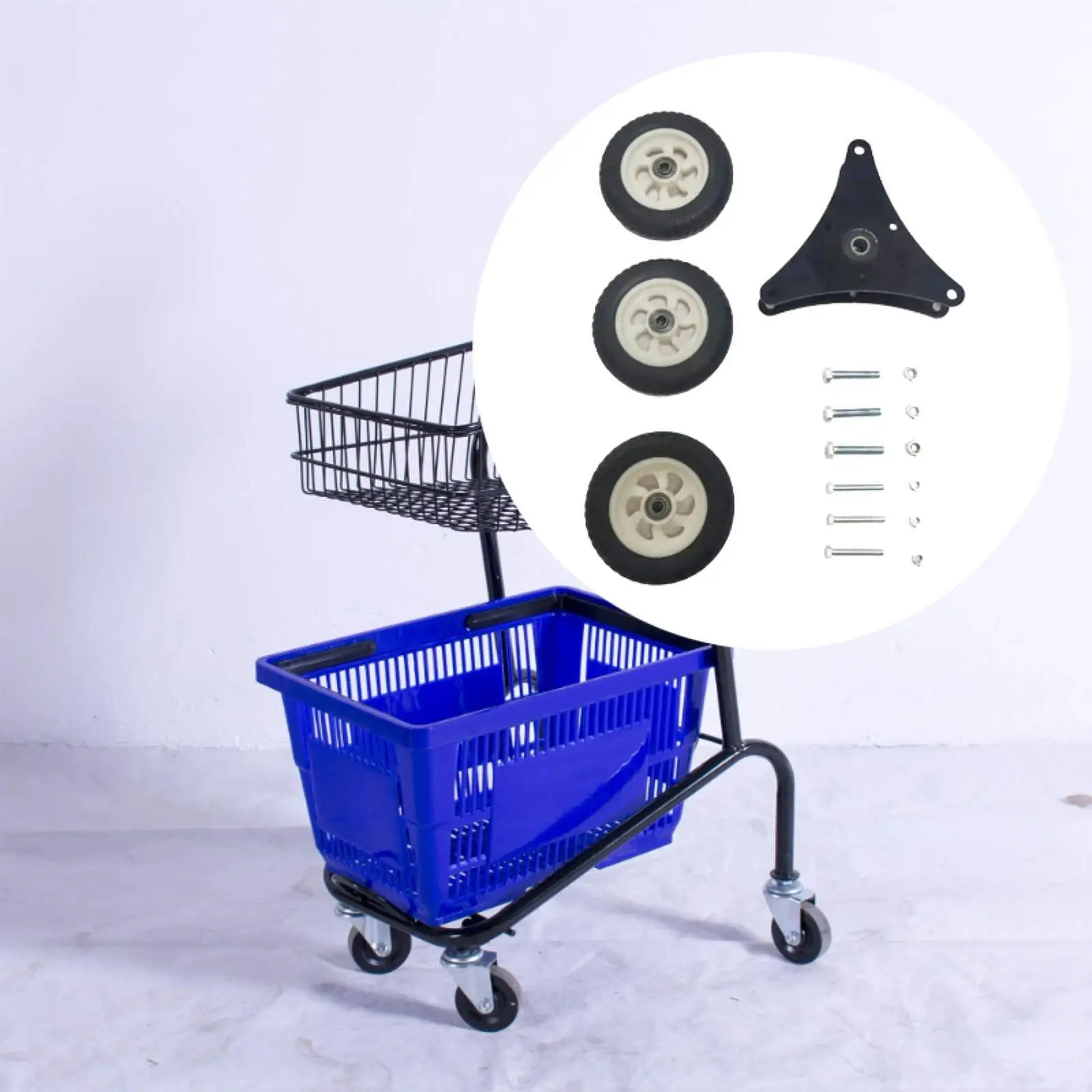 Shopping Cart Stair Climbing Wheels Triangle Wheels for Wheelbarrow Trolley