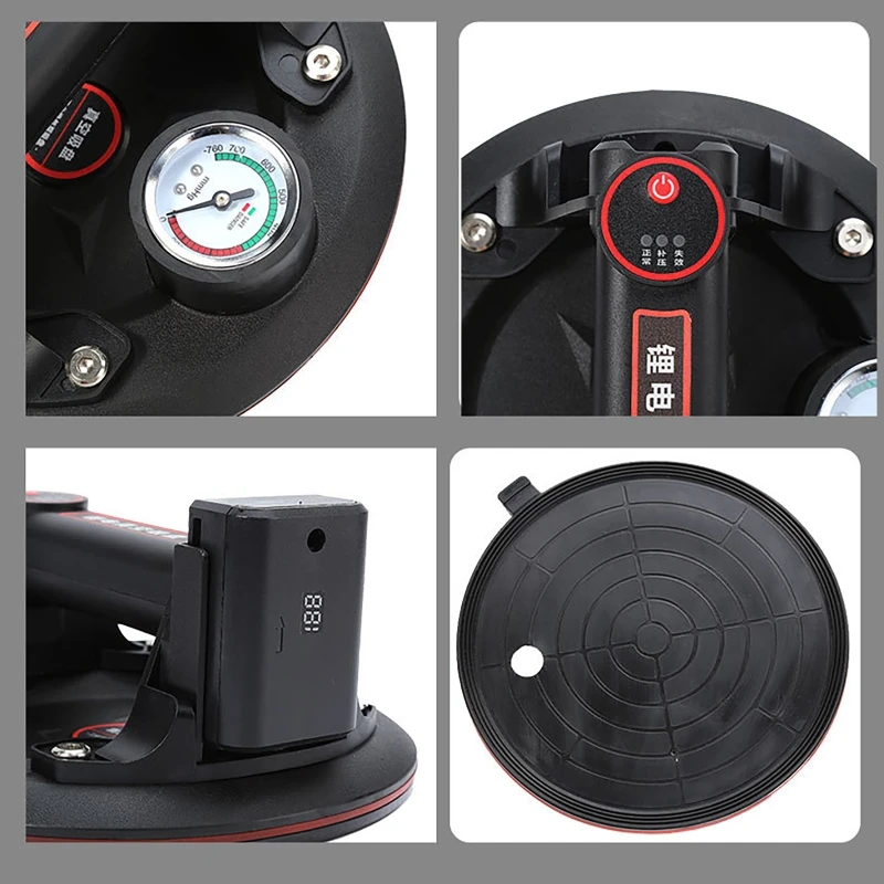 8 Inch Electric Vacuum Suction Cup 220kg Bearing Heavy Duty Vacuum Sucker