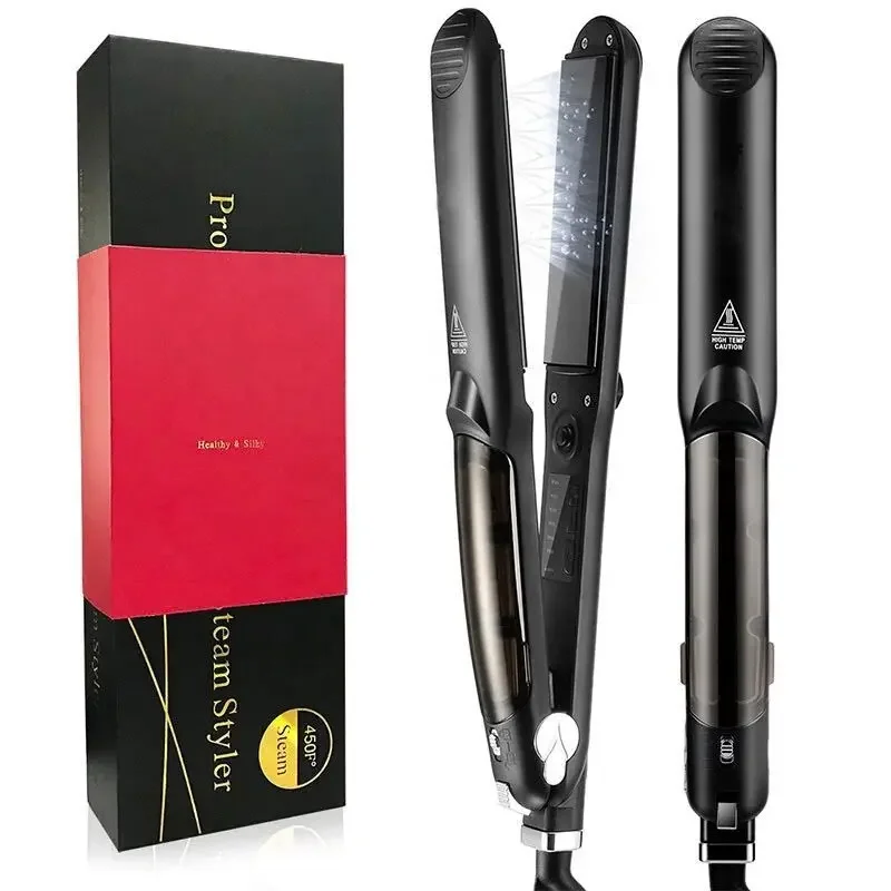 Professional hair steaming clippers for home use, curling iron, flat iron, hair care tools, negative ions, straightening comb, brushes.