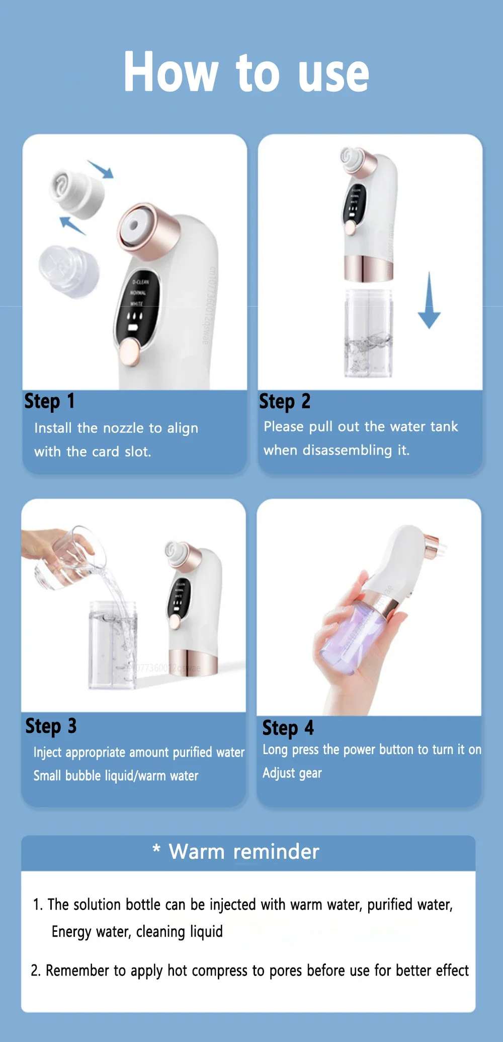 skin care routine usage