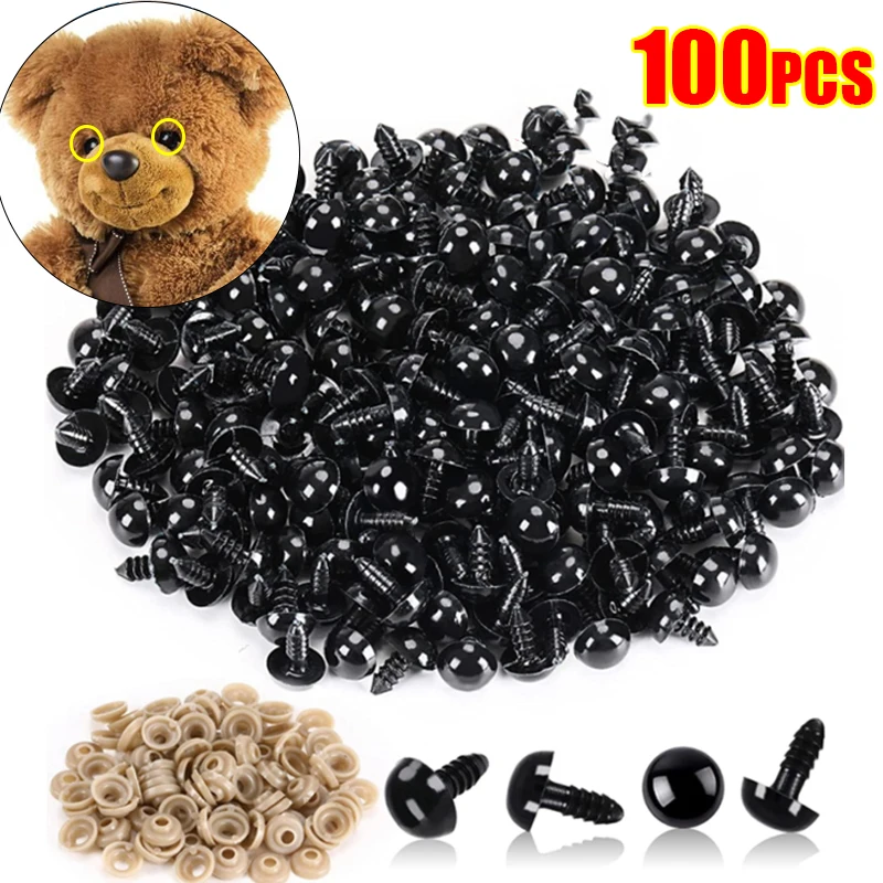 Lot De 16 Yeux De Poupée En Plastique Ovale - 19x14,5 Mm, 4 Couleurs, Pour DIY Et Artisanat
