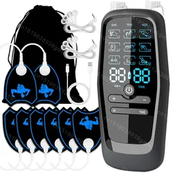 Electric Muscle Stimulation USB Rechargeable Full Body Massager and Slimming Device (B)