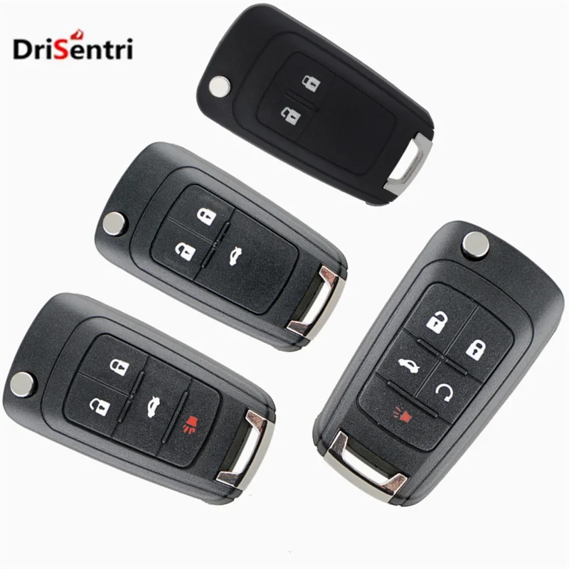 2/3 /4/5 Buttons Flip Folding Remote Cover Car Key Fob Case Shell  Fit for Chevrolet / Opel / Zafira / Vauxhall Astra Insignia