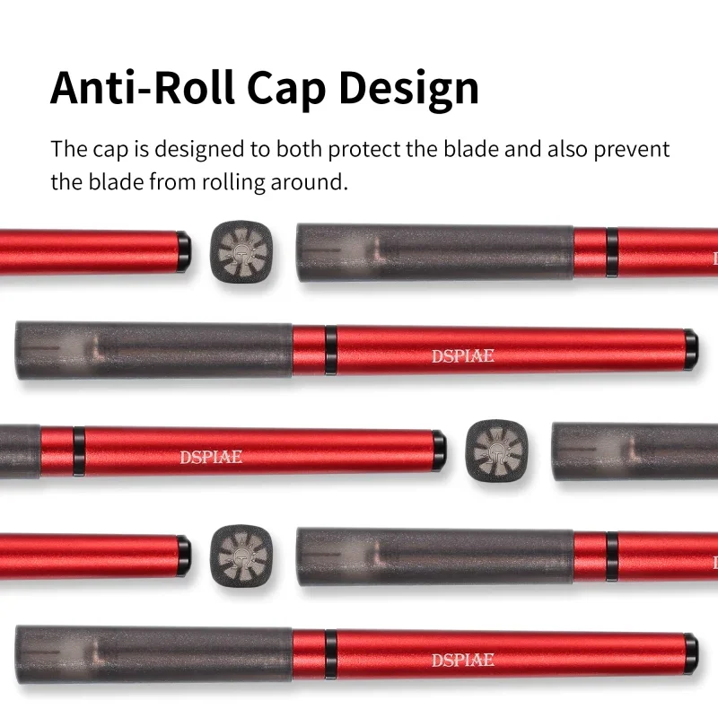 Model Tools DSPIAE DK-1 Craft Knife Metal Handheld Pen Graver with Blades Tool Set for Assembly Model Hobby DIY
