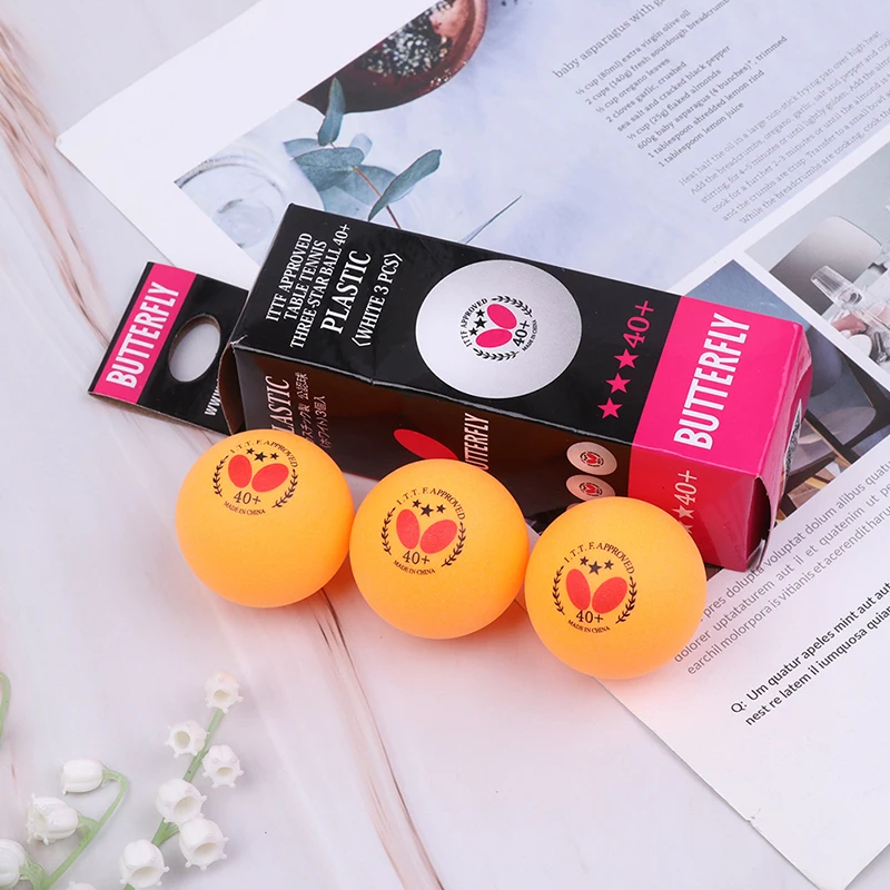 Table Tennis Balls 3Pcs/Box 40+ Training Ball For Indoor Games