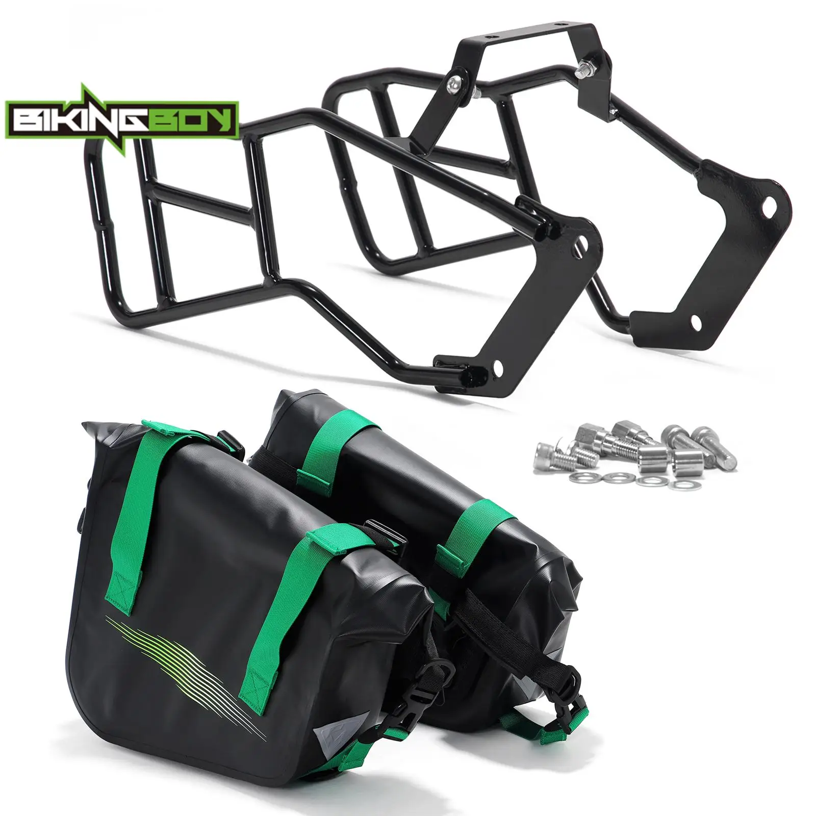 Bikingboy 4L + 4L Borse Laterali Borse Da Sella Set Di Valigie E Staffe Per Talaria Xxx Electric Dirt Bike Mx