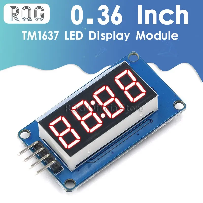 TM1637 LED وحدة العرض ل اردوينو 7 الجزء 4 بت 0.36 بوصة ساعة الأحمر الأنود الرقمية أنبوب أربعة المسلسل سائق مجلس حزمة