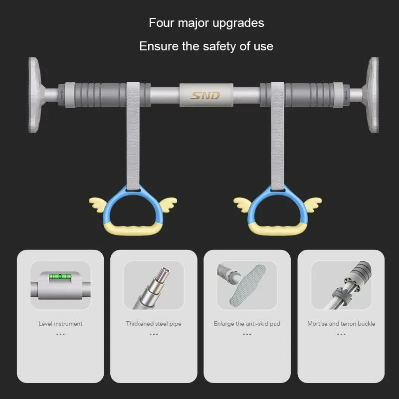 Bodybuilding Material Gymnastic Beam Pull Up Bar Home Gym Wall Pull-up Bar Bar-bell Tension Rod Training Door Chin-up Ballet