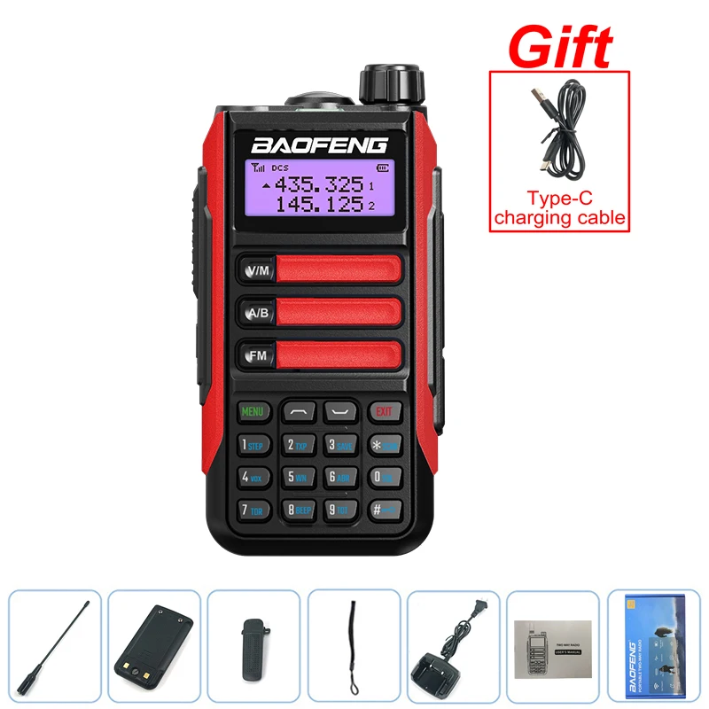 mini walkie talkie Baofeng UV-16 Waterproof Dual Band FM Ham Radios 10 KM VHF UHF Updated UV5R Walkie Talkie High Power BF-UV16 Two Way Radio 2022 50 mile walkie talkie Walkie Talkie