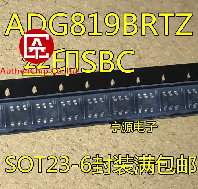 10 шт. 100% оригинальный новый ADG819 ADG819BRT ADG819BRTZ Silkscreen SBC SOT23-6 |