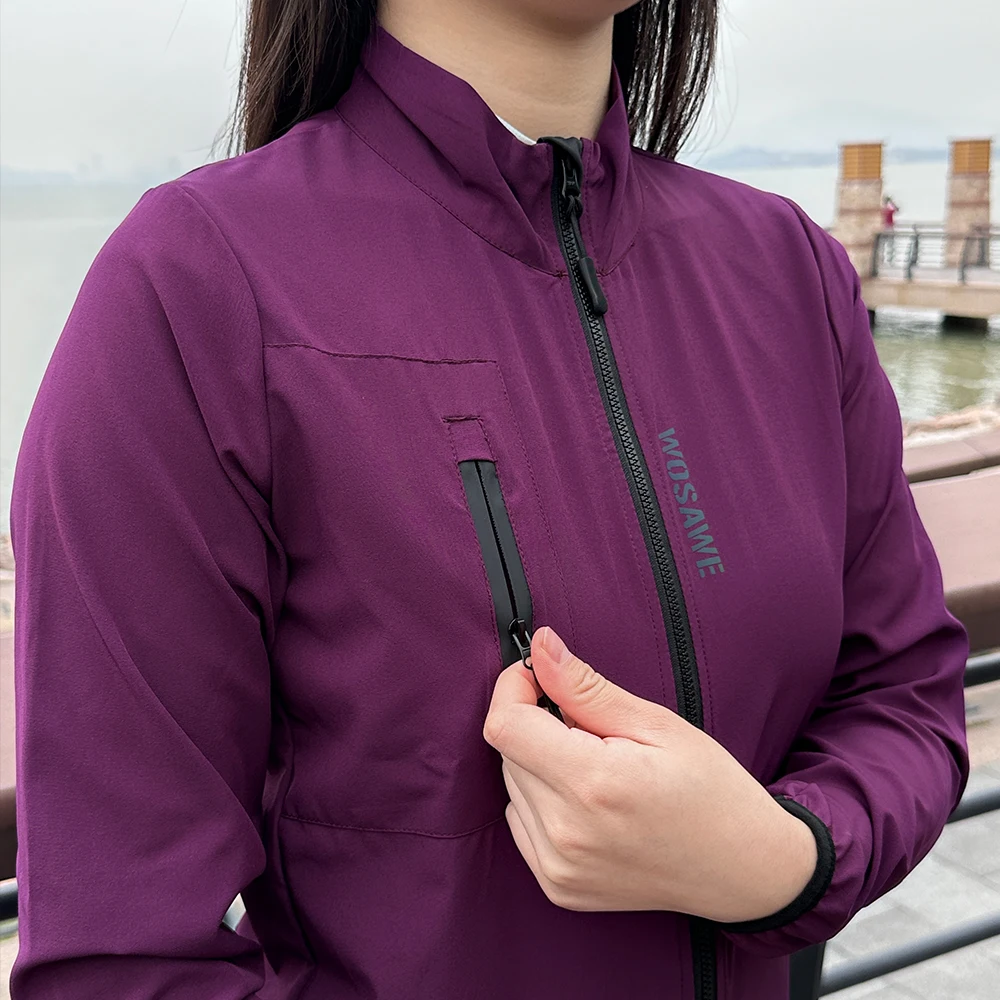 WOSAWE-سترة ركوب الدراجات مقاوم للماء للنساء ، ملا...