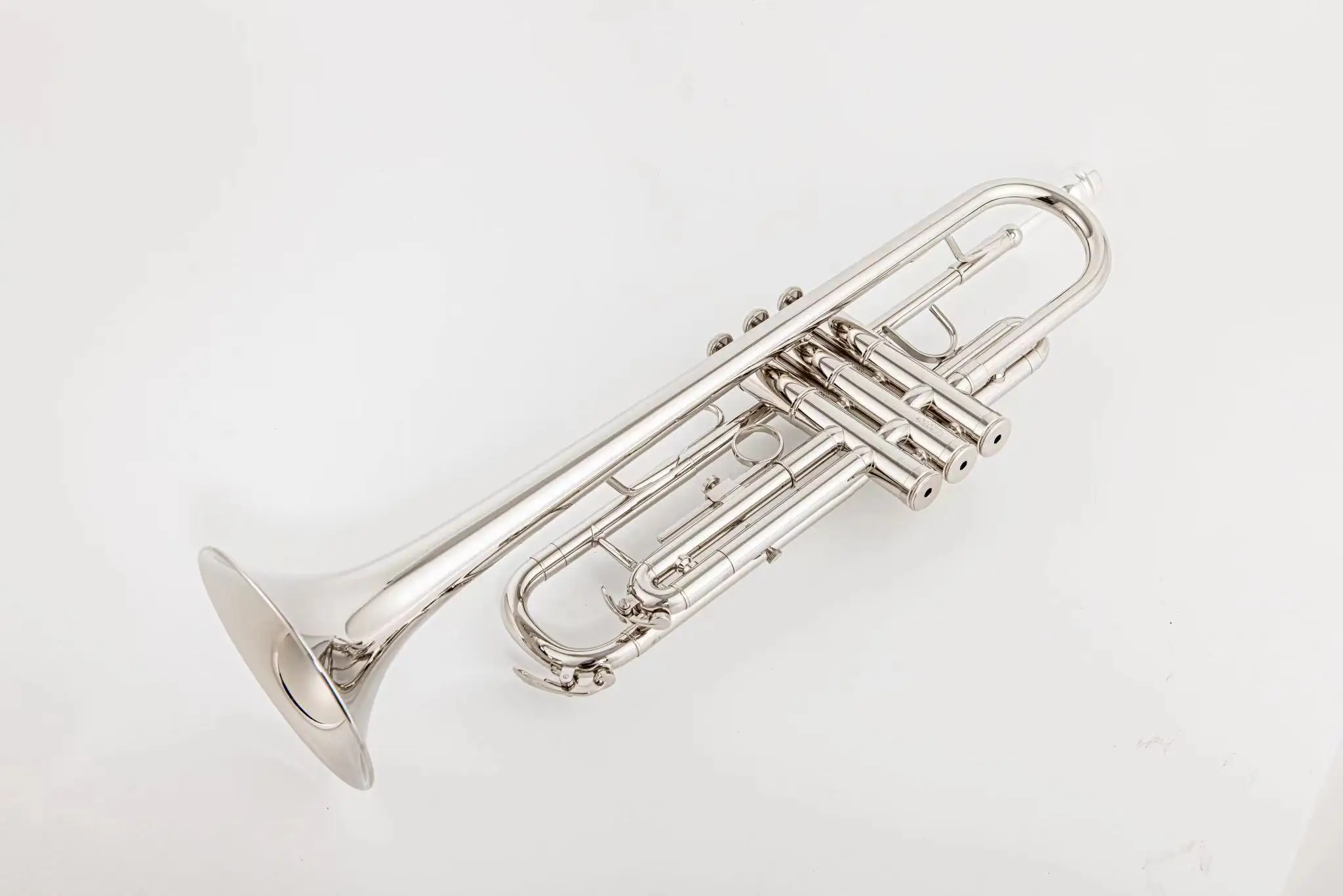 JINYIN JYTR-E109 Professional Trumpet B-flat Brass Nickel Plate Trumpet Jazz Instruments Band Horn Beginner S With Case