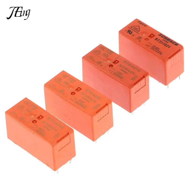 

100%Original New Relay RT314005 RT314012 RT314024 16A250VAC 8PIN 5V 12V 24V 48V Power Relay