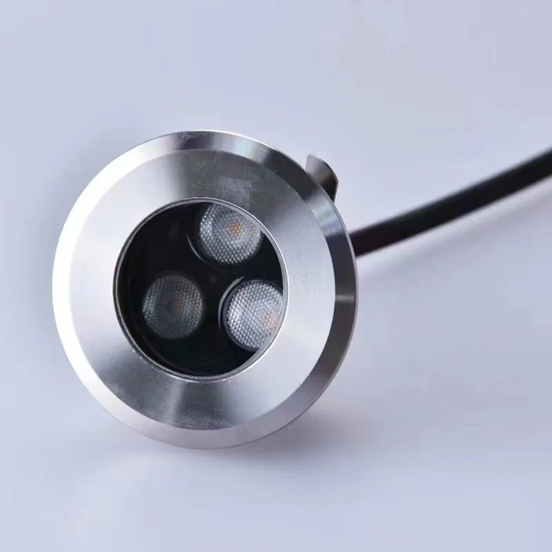 Description Picture 5 of item3W LED Swimming Pool Fountain Underwater light IP68 Waterproof Outdoor Garden Landscape Underground Lamp Stainless steel DC24V