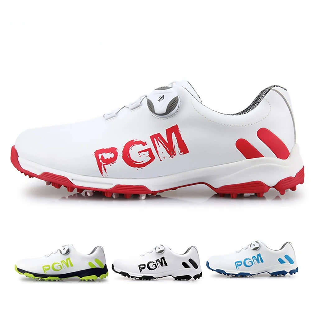 PGMGolfShoesforMensSneakersFashionKnobShoelace3DBreathable