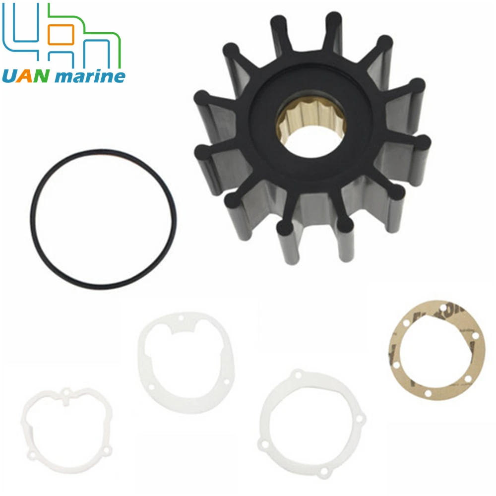 Marine Flexible Water Pump Impeller Kit For Johnson 09-1027B 09-1027B-9 Yanmar 129670-42530 129470-42530 129470-42531 outboard engine parts marine water pump boat motor parts water pump impeller kit