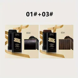 Quick Hair Dye Stick - Permanent, Long - Lasting Coverage with Portable Brush Design for Easy At - Home Touch - Ups (01  03)