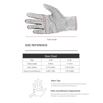 Winter Gloves Running Football Training Velvet Warm Touch Screen Gloves Thermal Thicken Motorcycle Ski Gloves Snow Mittens 6