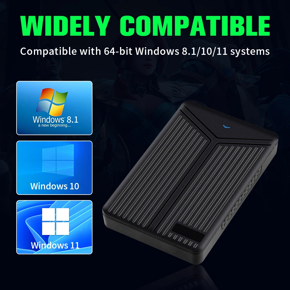 5TB Retro Gaming Hard Drive For Windows Launchbox + Retrobat + Playnite Game HDD 60000 Games For PS4/PS3/Switch/WII/PS1/PS2/N64