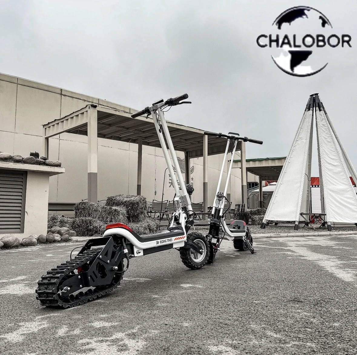 3-In-1 1500W 48V 30AH Sled Off-road Wheels Track SnowMobile Electric Scooter