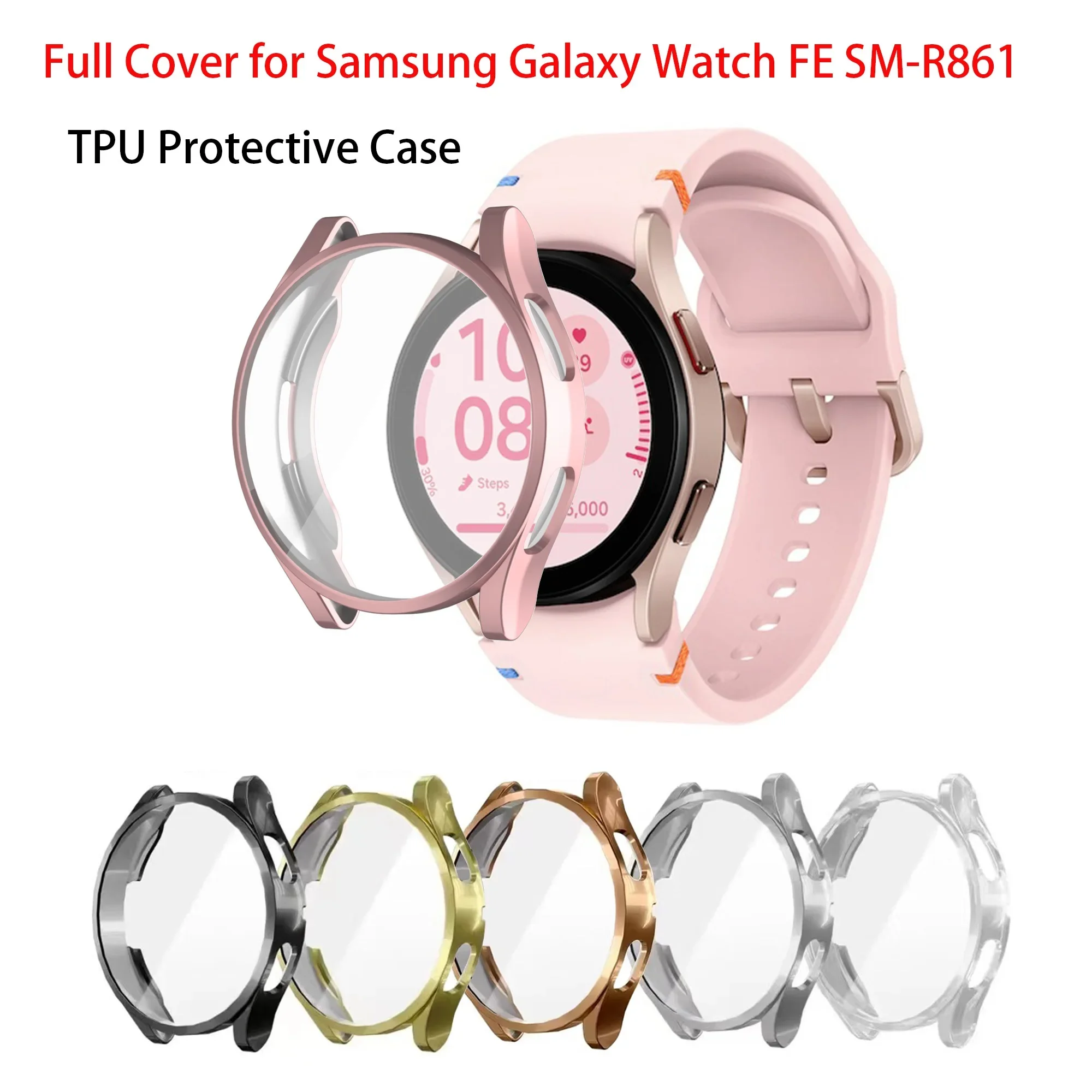 Transparent Soft TPU Full Cover Protective Case
