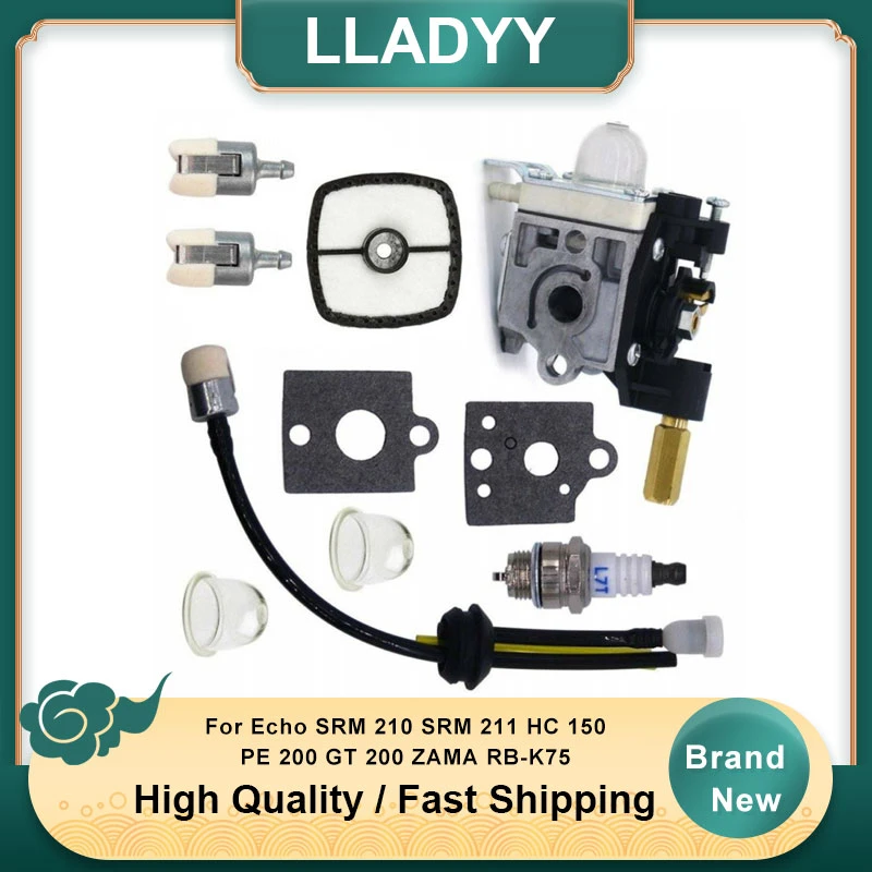 For Echo SRM 210 SRM 211 HC 150 PE 200 GT 200 ZAMA RB K75 Carburetor