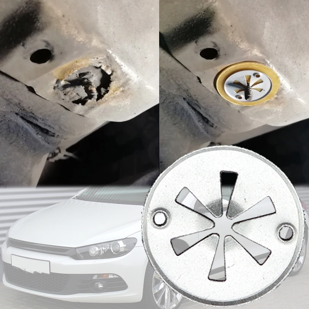Car Locking Star Washer Fastener Holder Clamping Grommet Scarico Heat Shield Rivetti Per Vw Scirocco 1974 - 2013 2014 2015 2016