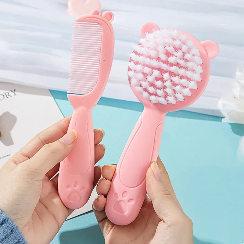 Baby Care Comb Set 2pcs Anti-scratch Hairbrush Head Massager