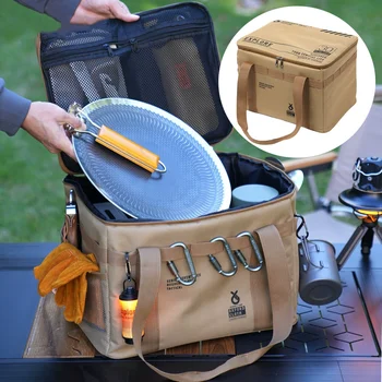 30/42L Tactical Camping Storage Bag – Waterproof Insulated Folding Box for Outdoor Gear, Picnic & Field Equipment 1